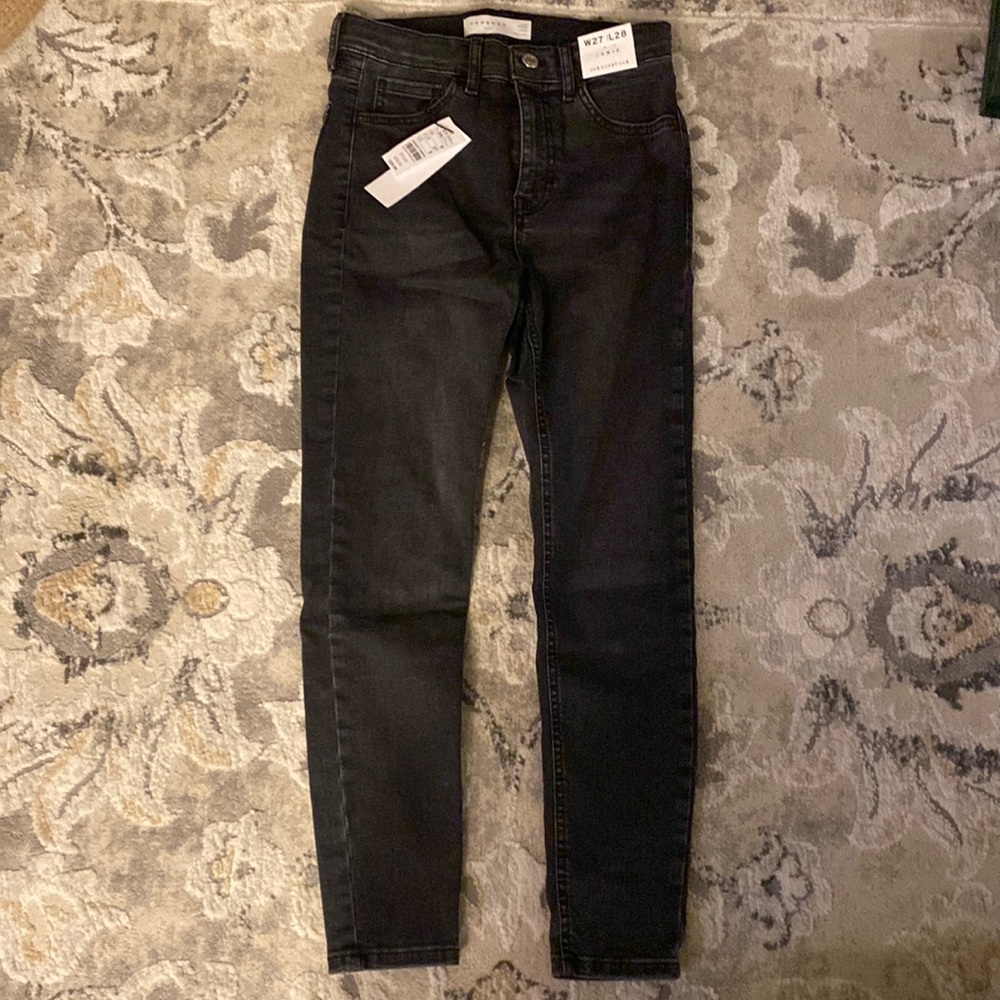 TOPSHOP JAMIE HIGH WAISTED SKINNY JEANS PETITE, Size 27